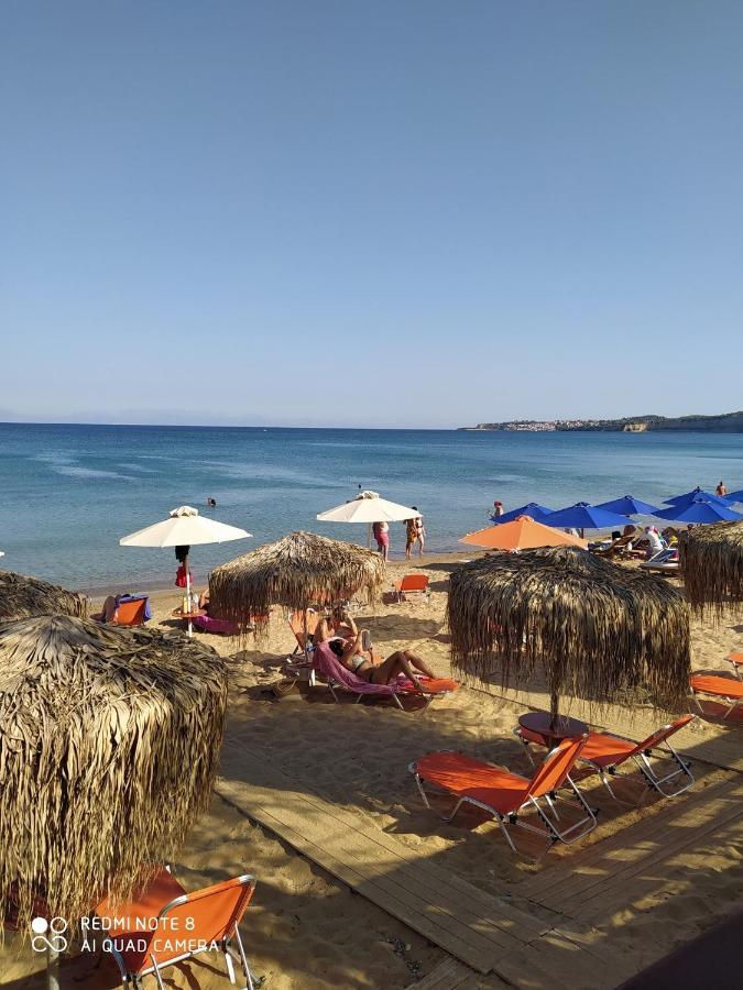 Takis Haikos House Two Minutes Walk To The Beach Peroulia Vounaria Luaran gambar